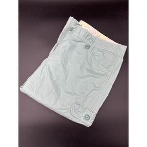 Eddie Bauer Blue Capris Relaxed Fit Casual Wear